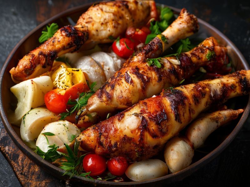 Chicken Rola Gola Kabab