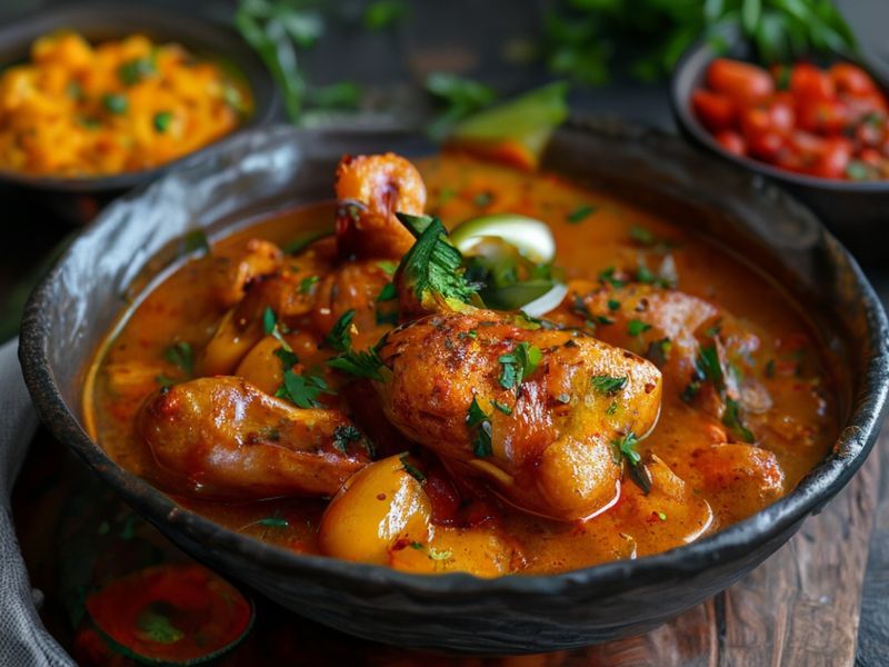 Chicken Achari Handi